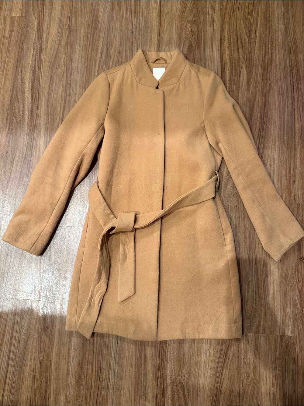H&M Camel Belted Trench Coat - Tan